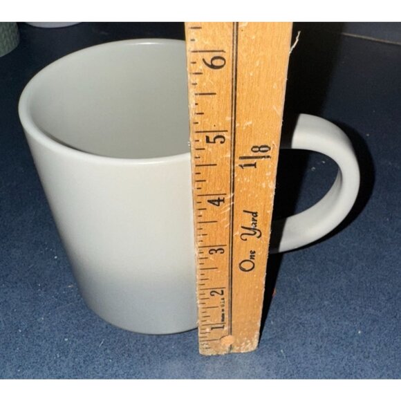 Threshold White Stoneware Mug Dishwasher & Microwave Safe 14 Oz - Picture 4 of 5